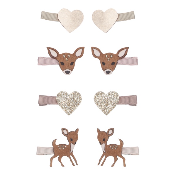 Mimi & Lula Felicity fawn mini hair clips